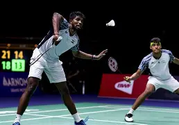 法国羽毛球队鏖战印度羽毛球队，斯里坎特惊艳世界