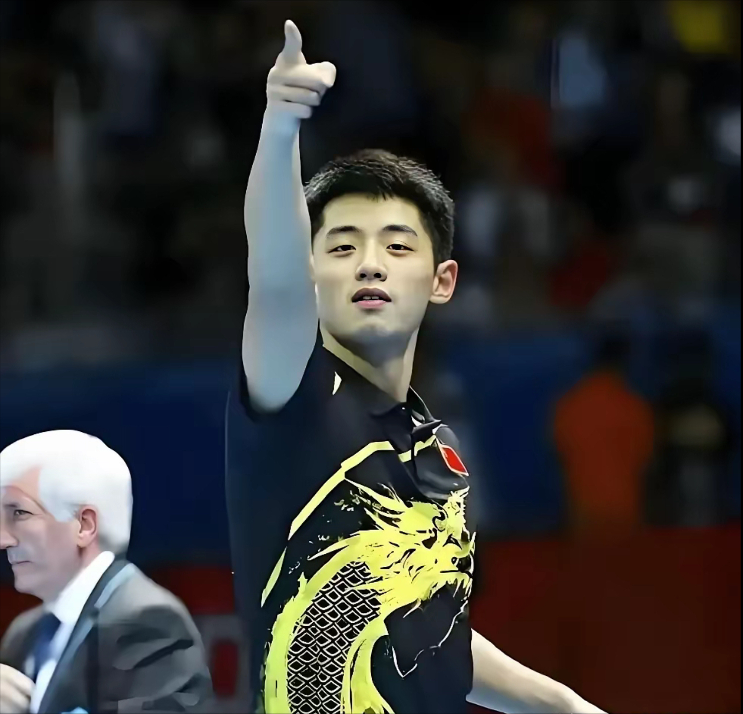 日本乒乓球队强势奥地利乒乓球队，许昕送出助攻